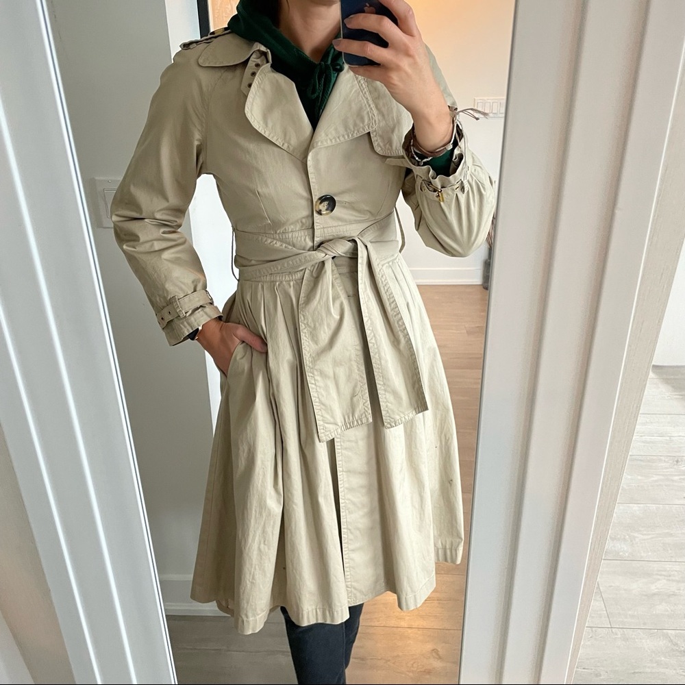 Zara Basic Coat Dress with Belt